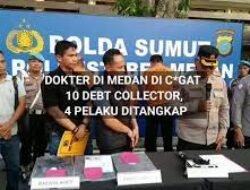 Empat Debt Collector Ditangkap Setelah Merampas Handphone Dokter di Medan