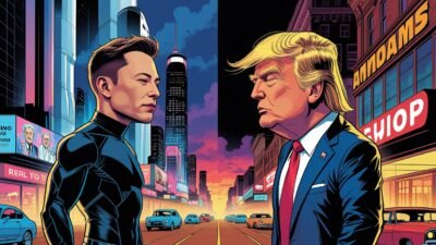 Hubungan Hancur! Kenapa Elon Musk Tiba-tiba ‘Mengamuk’ pada Donald Trump?