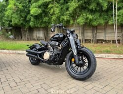 Napoleon Bob 500 di PRJ 2024—Keeway Dorong Big Bike Cruiser Bobber dengan V-Twin 475 cc Injeksi, ABS Dual Channel, dan TCS