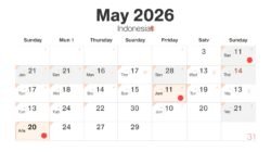 Kalender Mei 2026 Bikin Ramai: Tiga Long Weekend Siap Dimanfaatkan, Ini Waktu Terbaik untuk Libur
